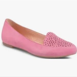 ONO Womens Marna Comfort Suede Pink  Loafer Flats Slip on shoes sz 9.5M